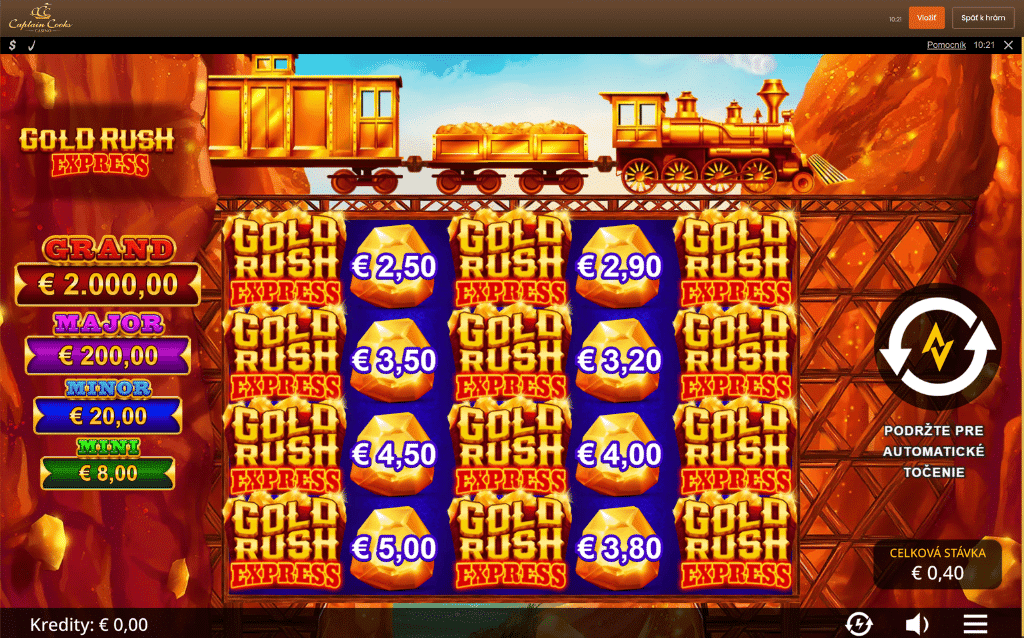 Captain Cooks Casino online softvér