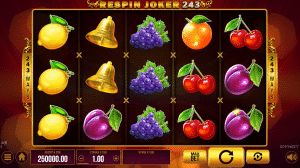 Respin Joker 243 - Letné kasínové hity od Synot