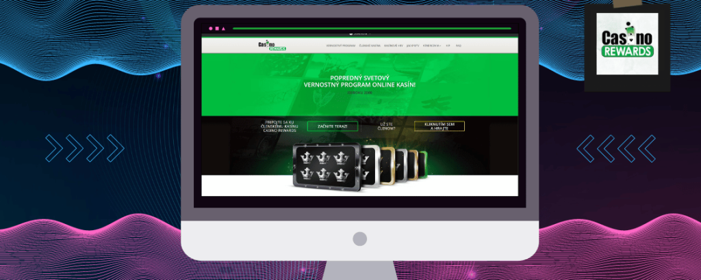 Casino Rewards registrácia a prihlásenie