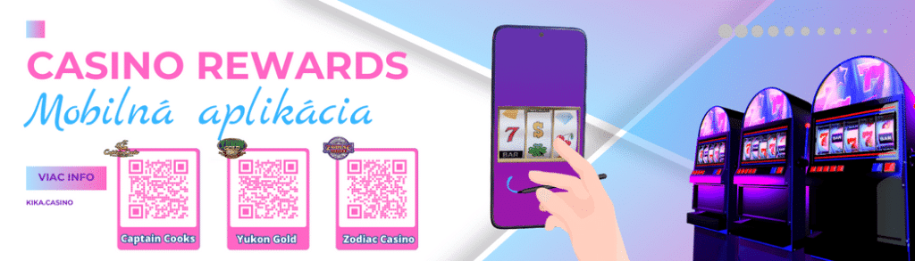 Casino Rewards – mobilná aplikácia