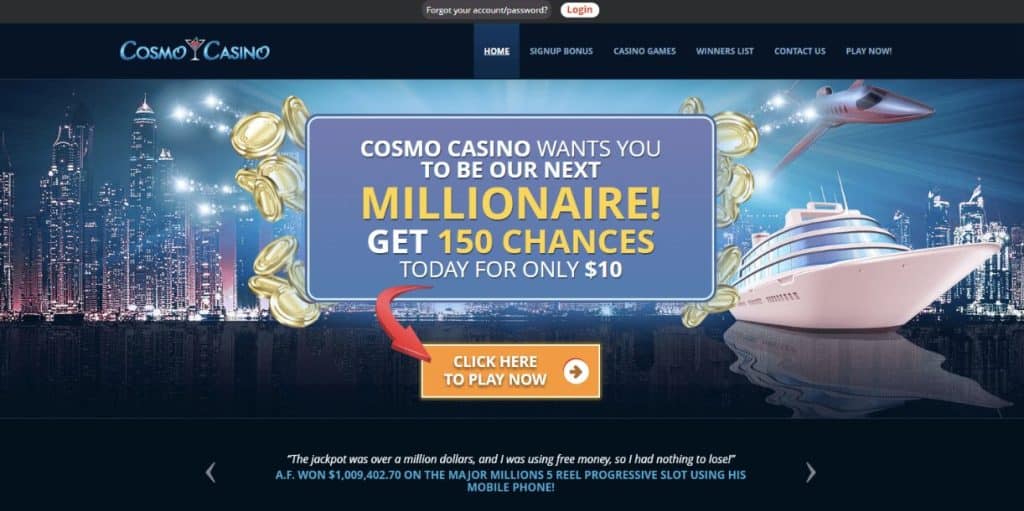 cosmo casino recenzia