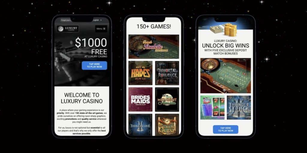 Mobilná Verzia a Aplikácia Luxury Casino
