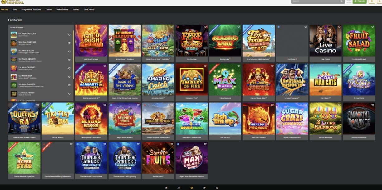 Flash Hranie v Grand Mondial Casino