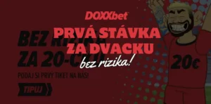 Stávka Bez Rizika za DVACKU v DOXXbete!