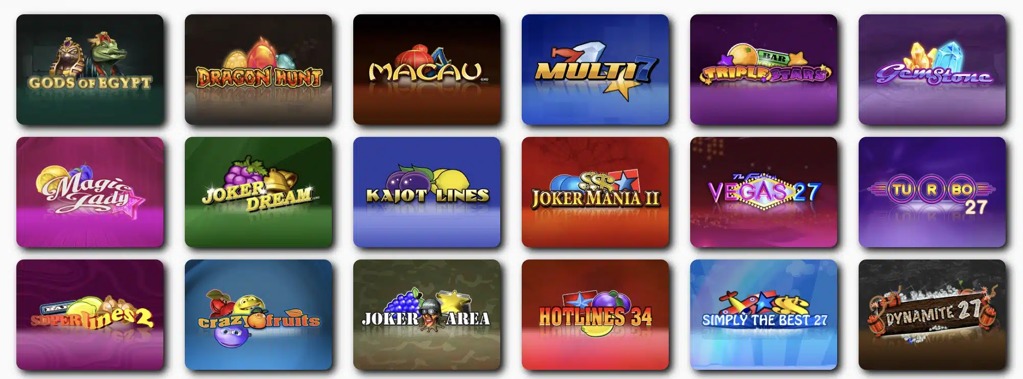 Softvér v Kasíne - Kajot Casino