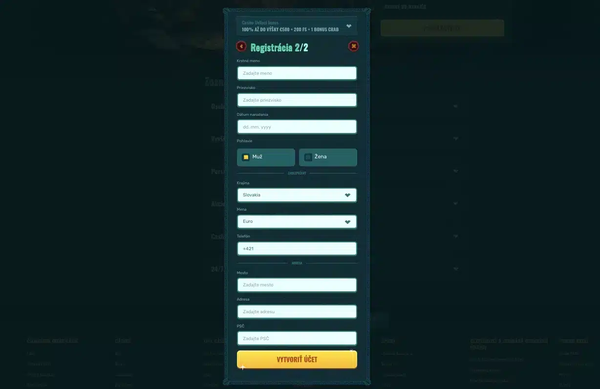Spinanga Casino Registrácia