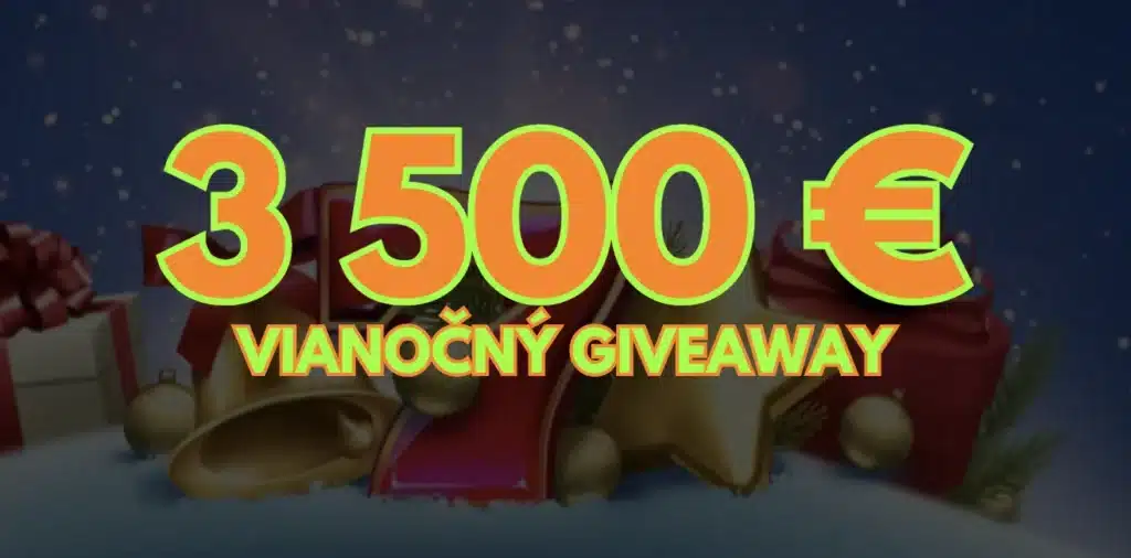 Vianočný giveaway 3 500 eur