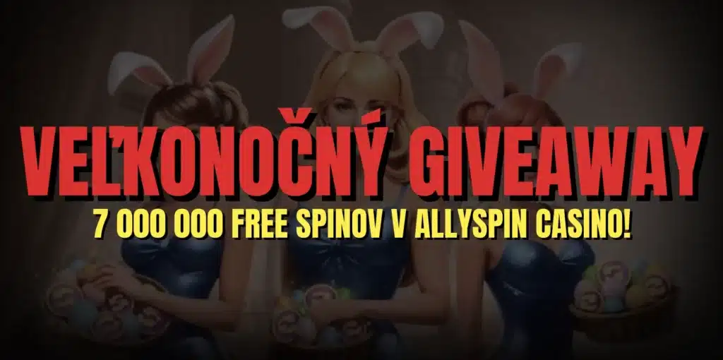 Veľkonočný giveaway v AllySpin Casino: Rozdáva sa až 7 MILIÓNOV free spinov!