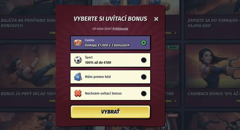 allyspin casino registrácia