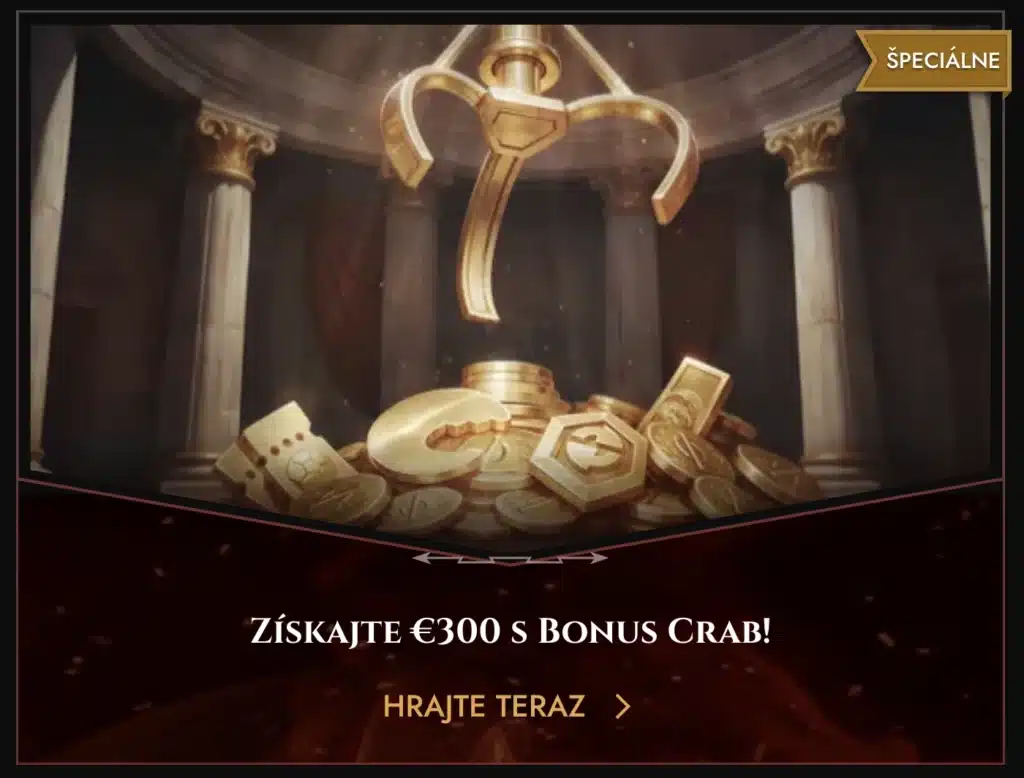 Čo je to Legiano Bonus Crab?