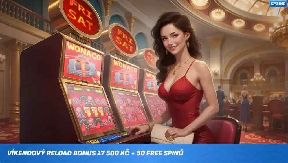 Čo je víkendový reload bonus za dobitie od Wonaco Casino?