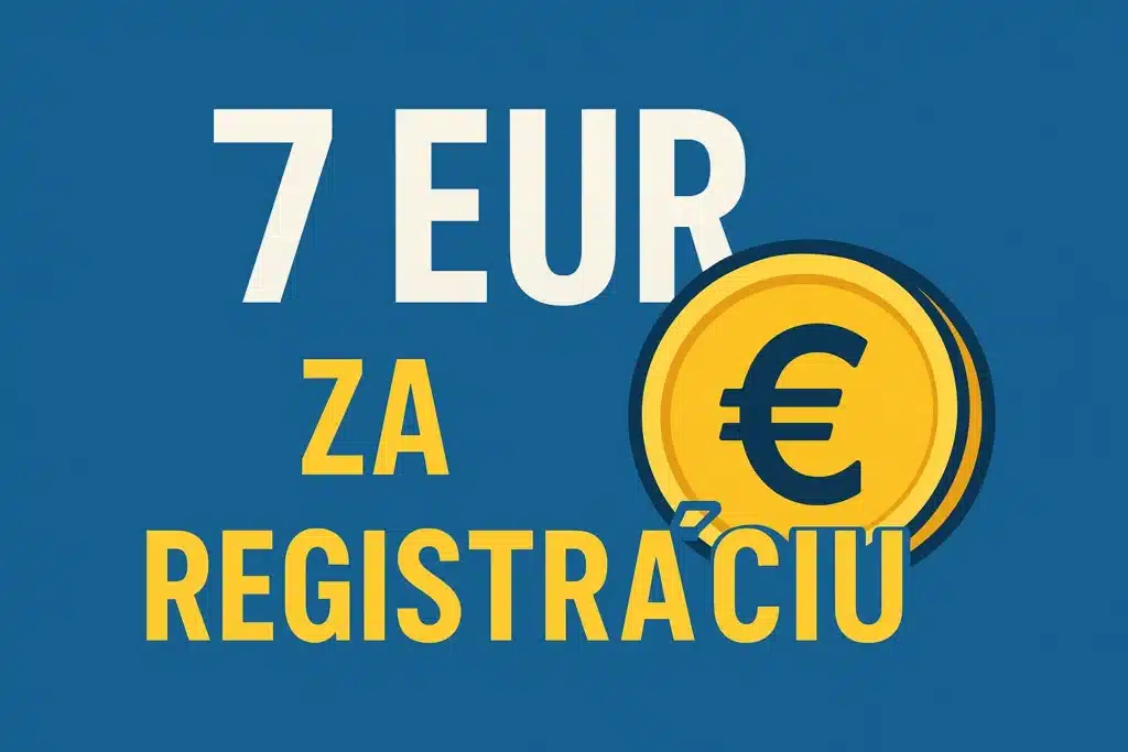 7 EUR za registráciu featured image