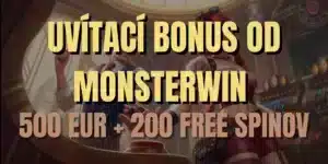 uvítací bonus od mosnterwin casino featured image