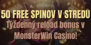 50 free spinov v stredu featured image