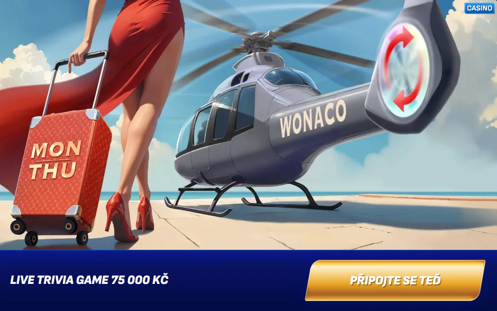 Live Trivia Game vo Wonaco Casino bonus