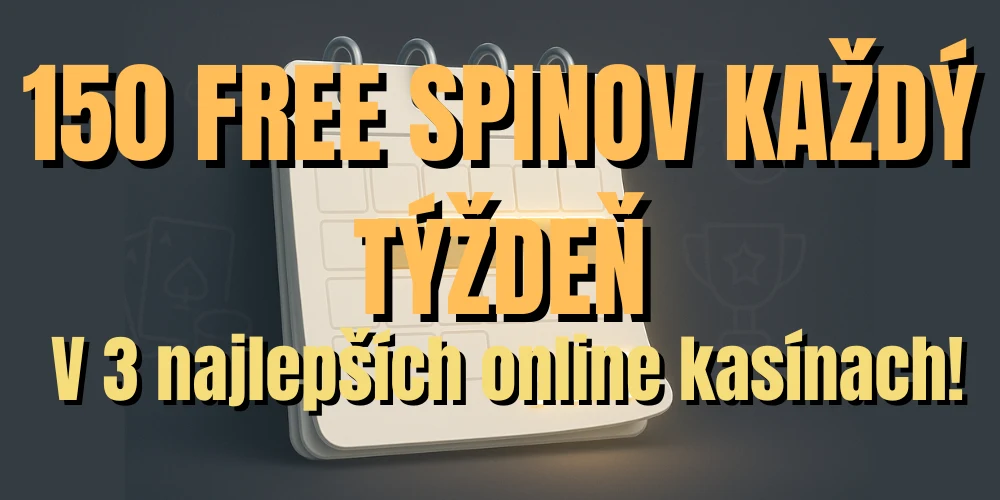 150 free spinov každý týždeň featured image