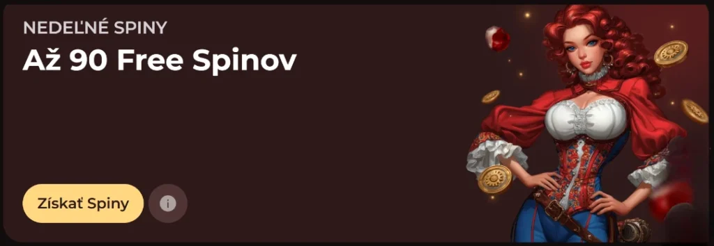 víkendová nádielka free spinov vincispin casino