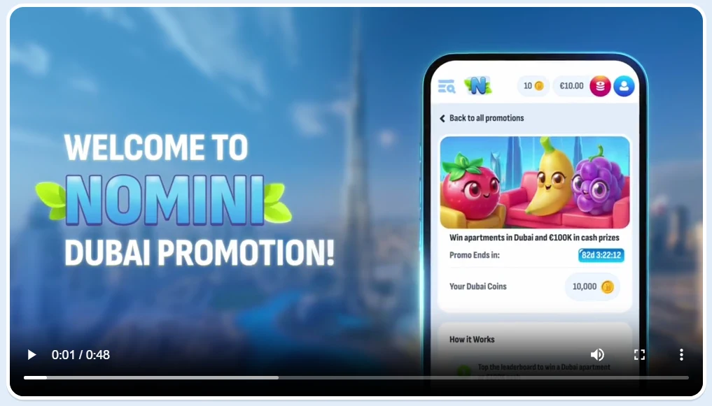 Dubajský sen v Nomini Casino