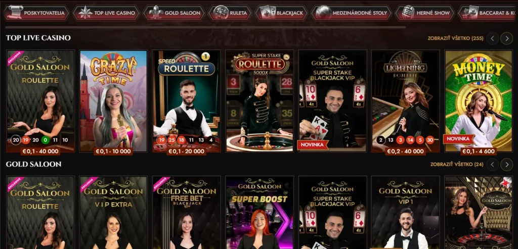 Vymeňte valce za karty ponuka stolov v live kasíne