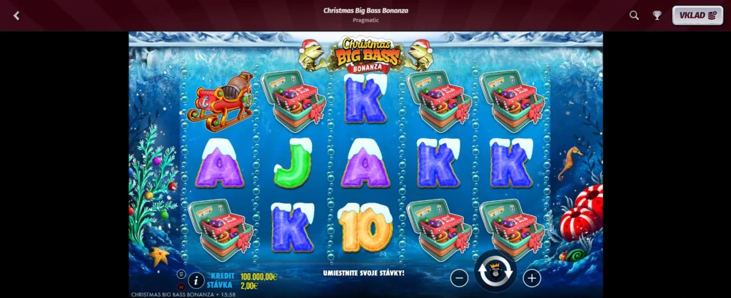 Najlepšie vianočné automaty Christmas Big Bass Bonanza