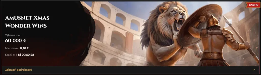 Najlepšie vianočné turnaje Amusnet Xmas Wonder Wins