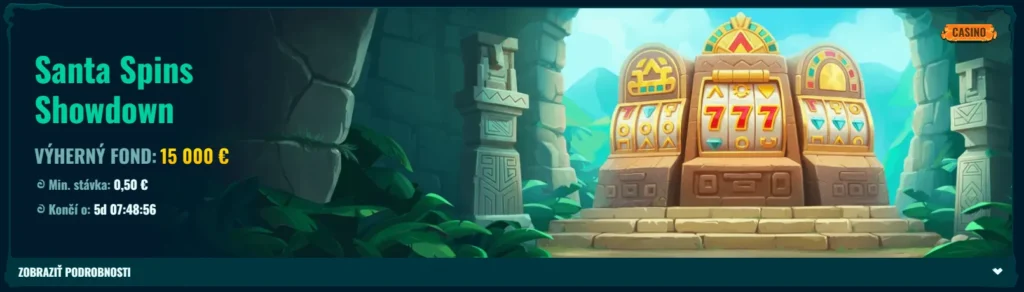 Najlepšie vianočné turnaje Santa Spins Showdown